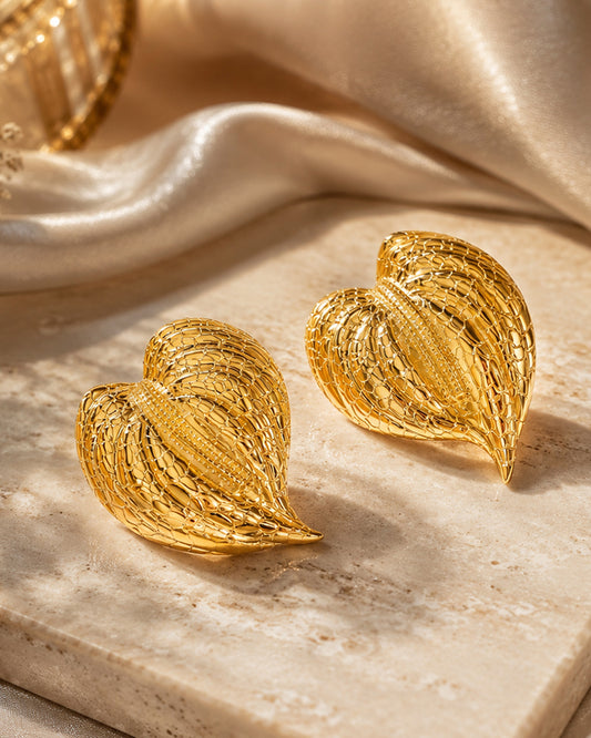 Golden Leaf Earring