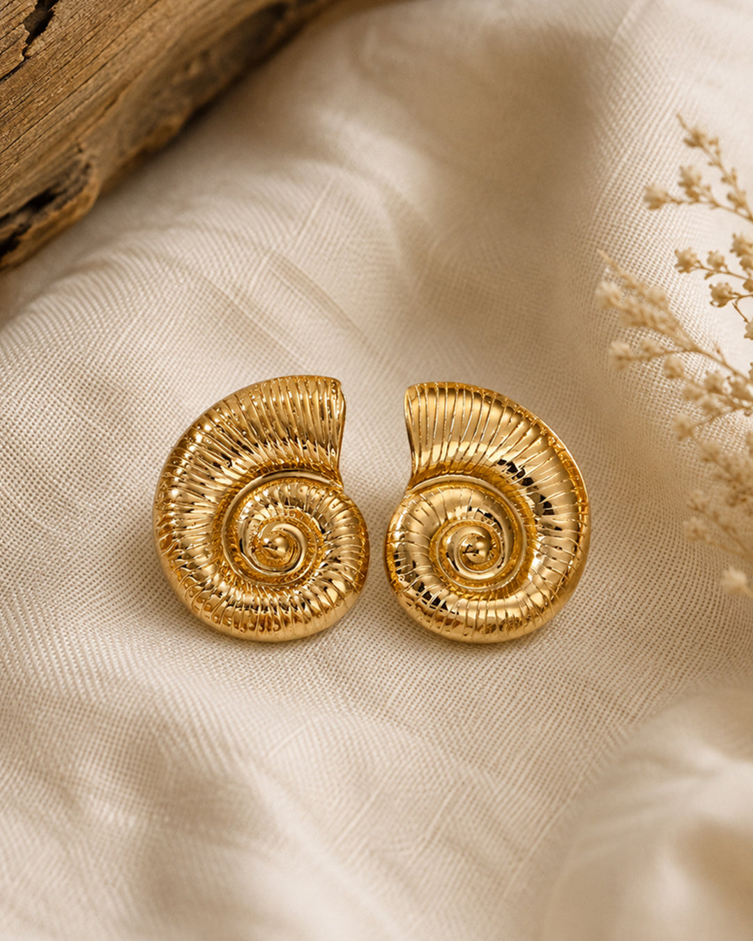 Beachy Snail Earrings