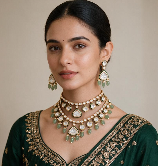 Double Mehr Choker Set