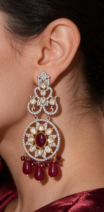 Dangle Red Earring