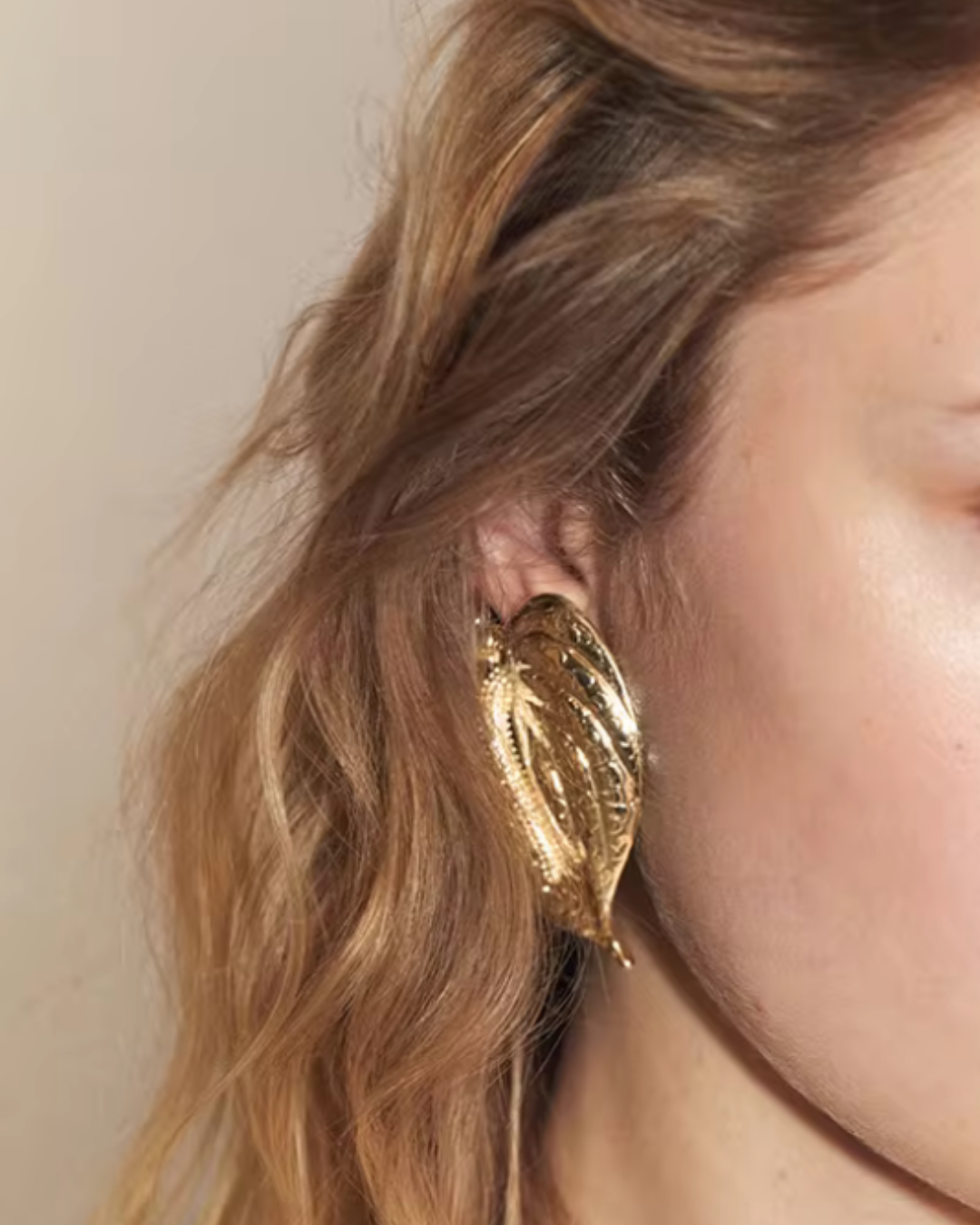 Golden Leaf Earrings