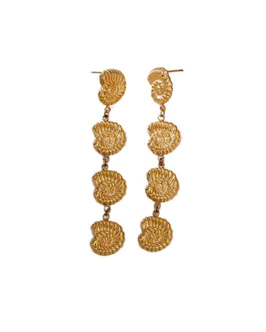 Shell Thread Earrings