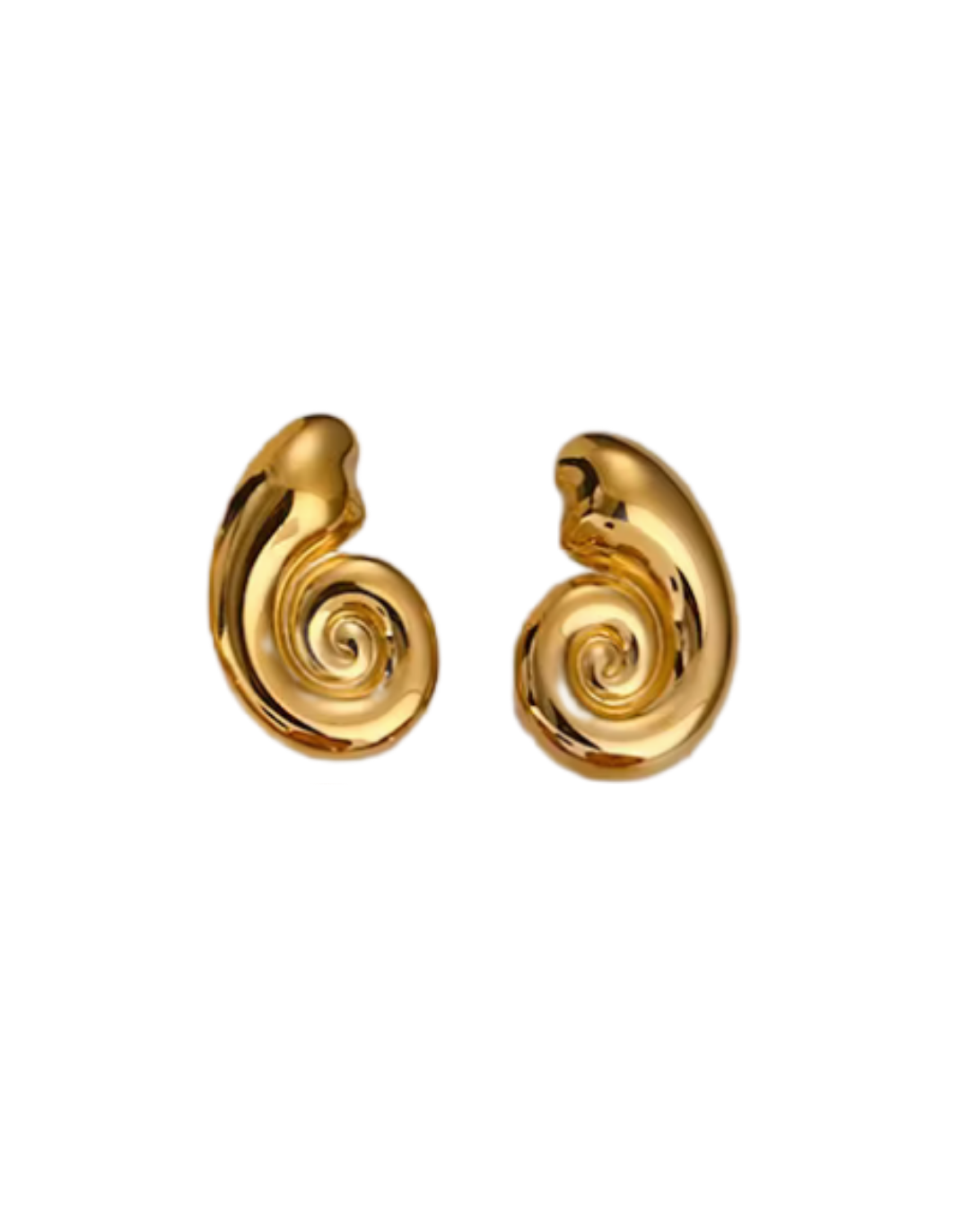 Curvy Trumpet Earrings