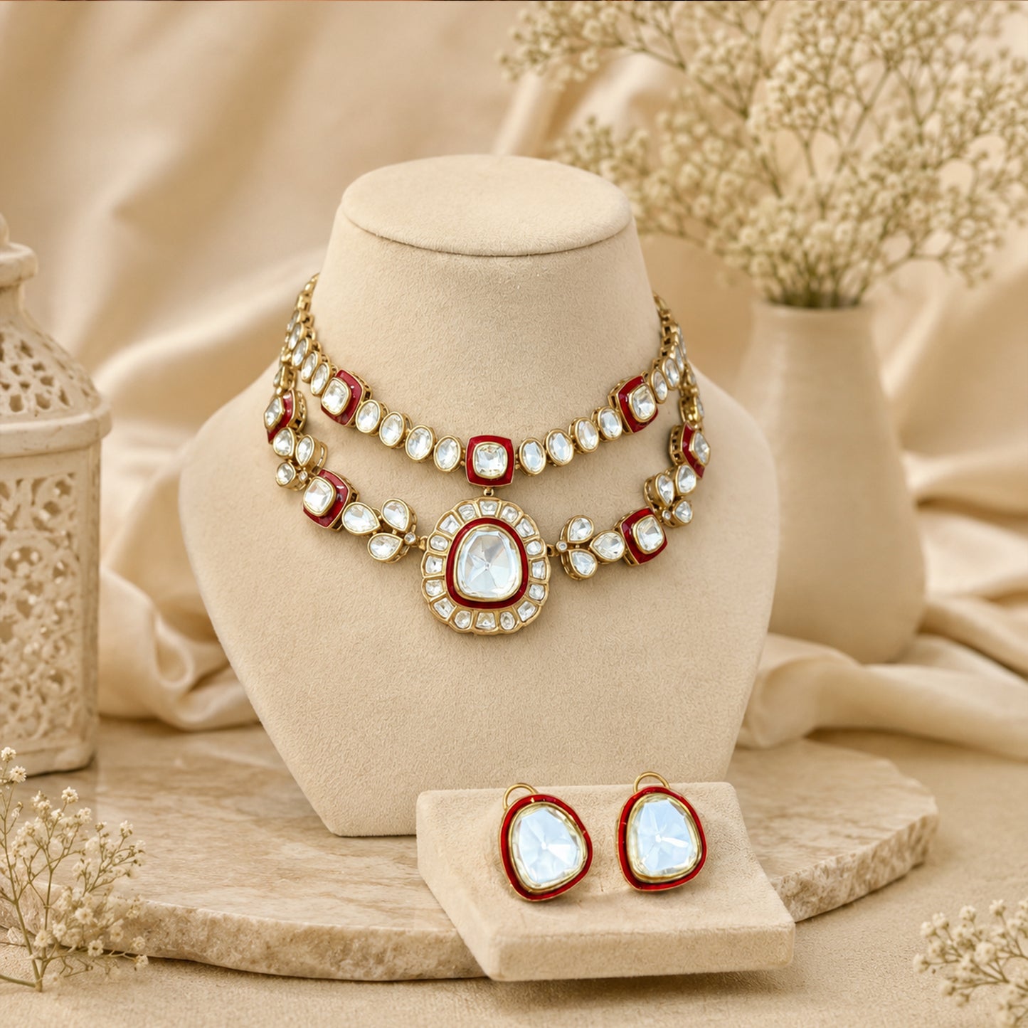 Chandini Layer Choker Set