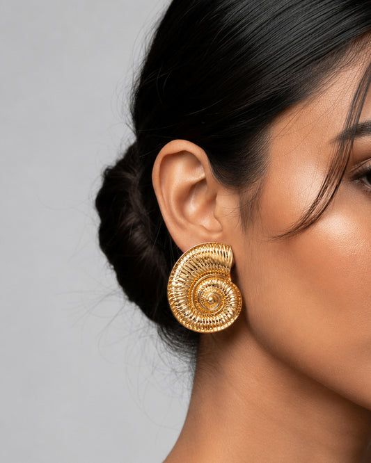 Beachy Snail Earrings