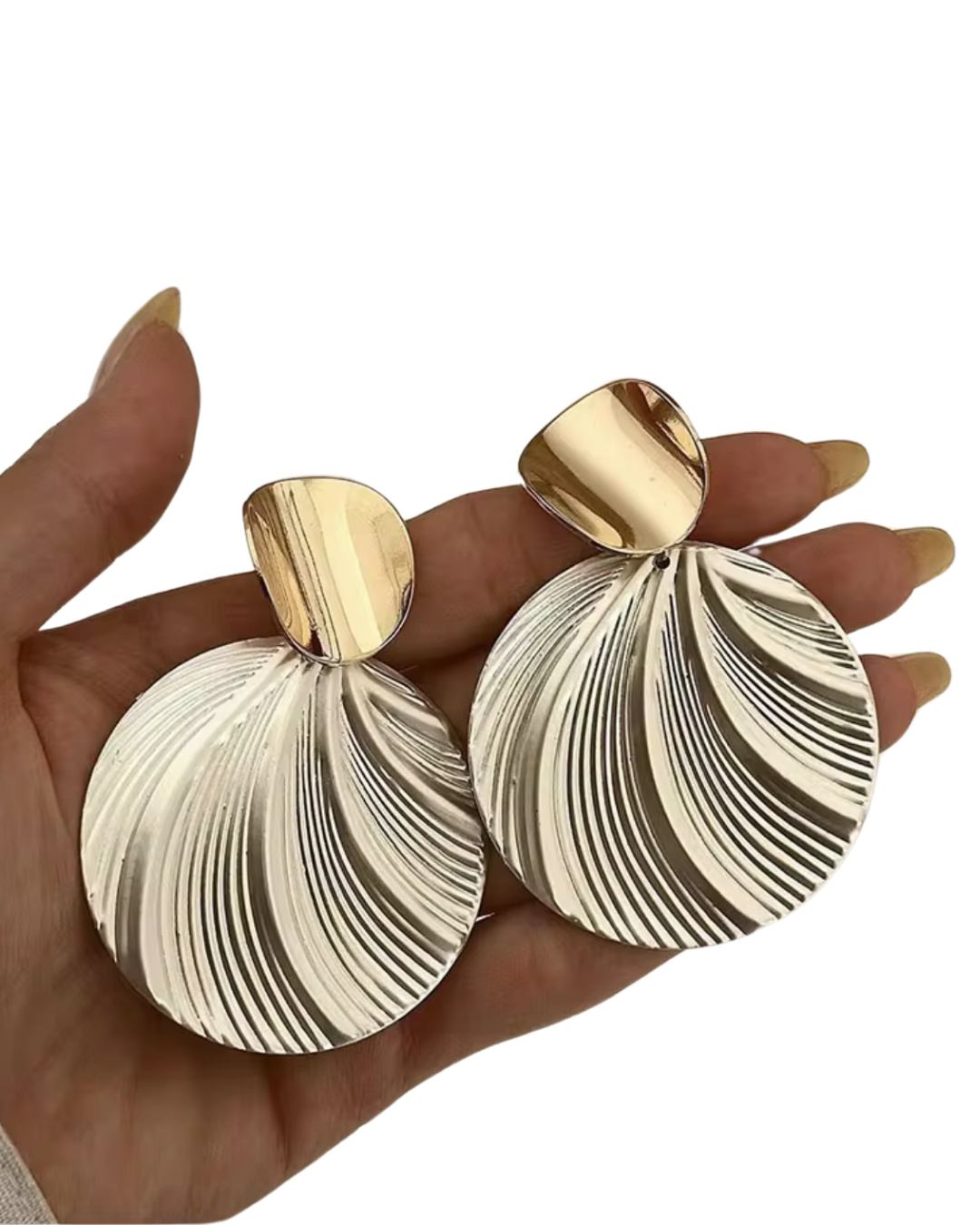 Oyster Whirl Earrings