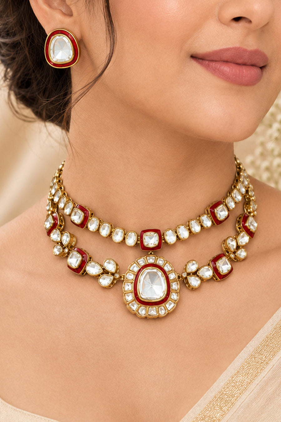 Chandini Layer Choker Set