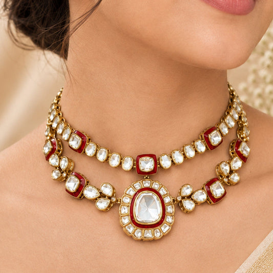 Chandini Layer Choker Set