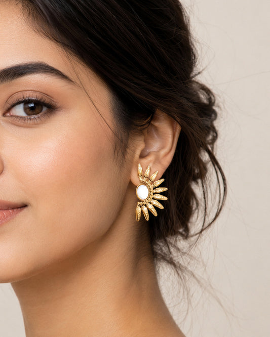 Semi Sun Earrings
