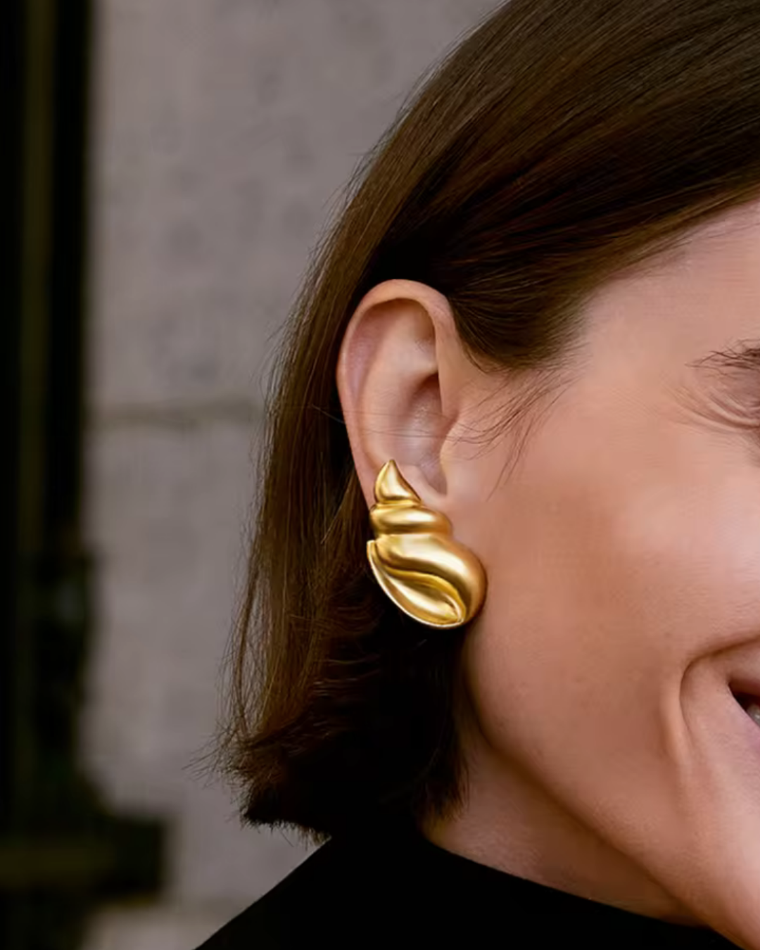 Molten Shell Earrings