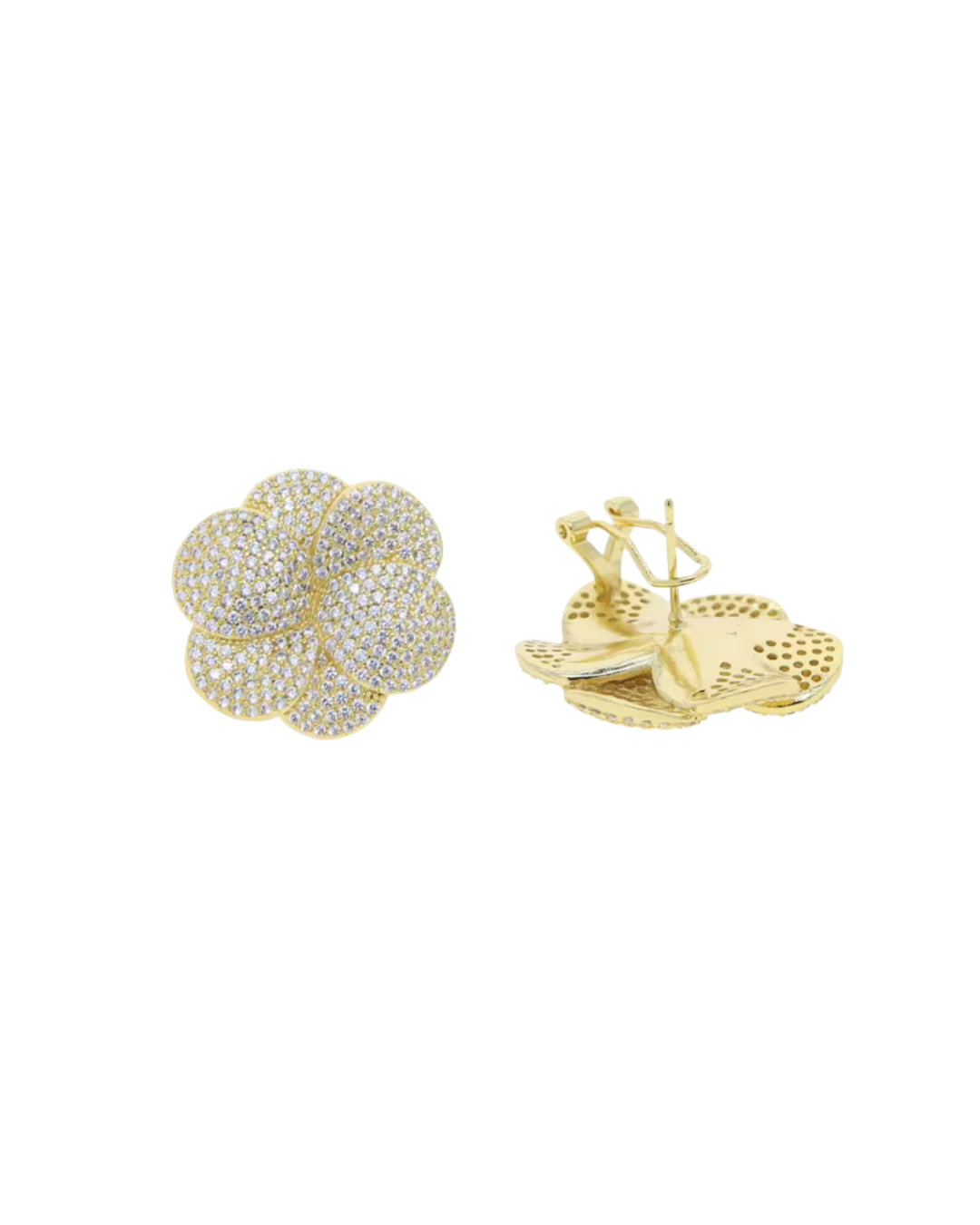 Pearl Petal Earrings