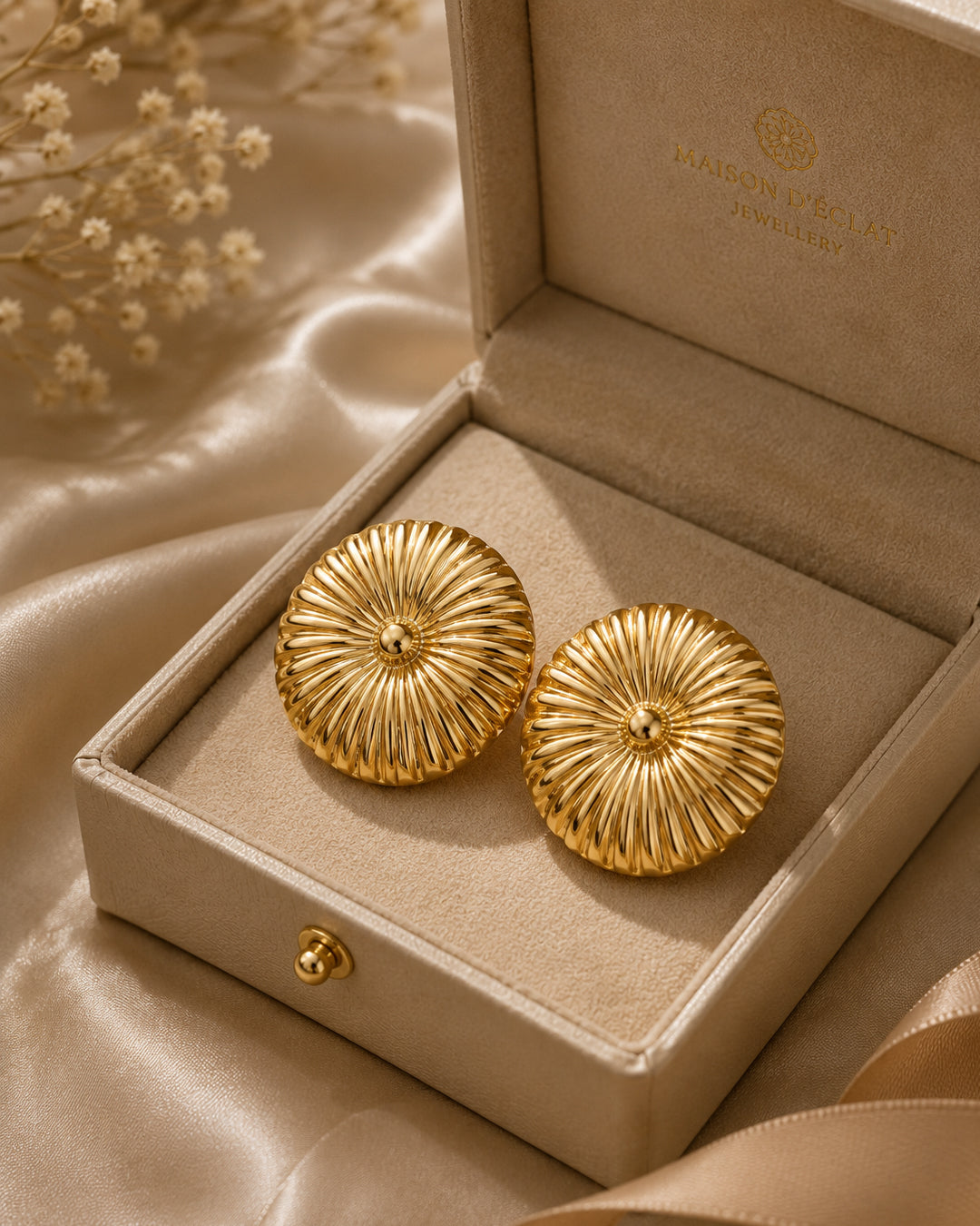 Moon Plate Earrings