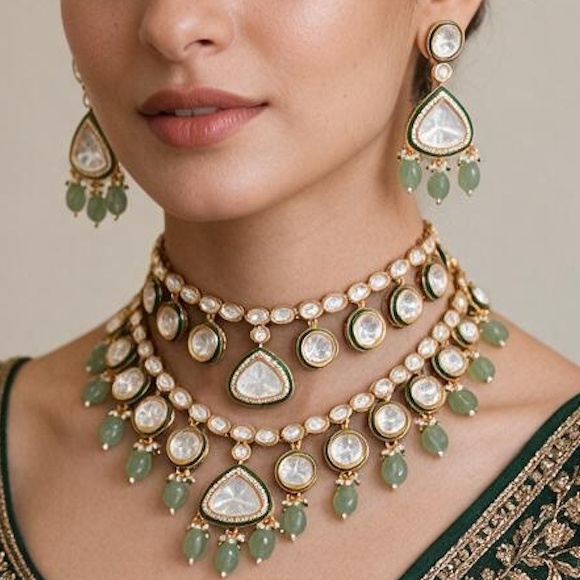 Double Mehr Choker Set