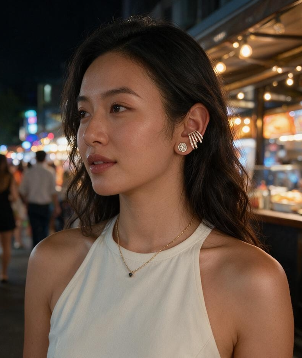 Multi Ear Wrap Ear Cuff