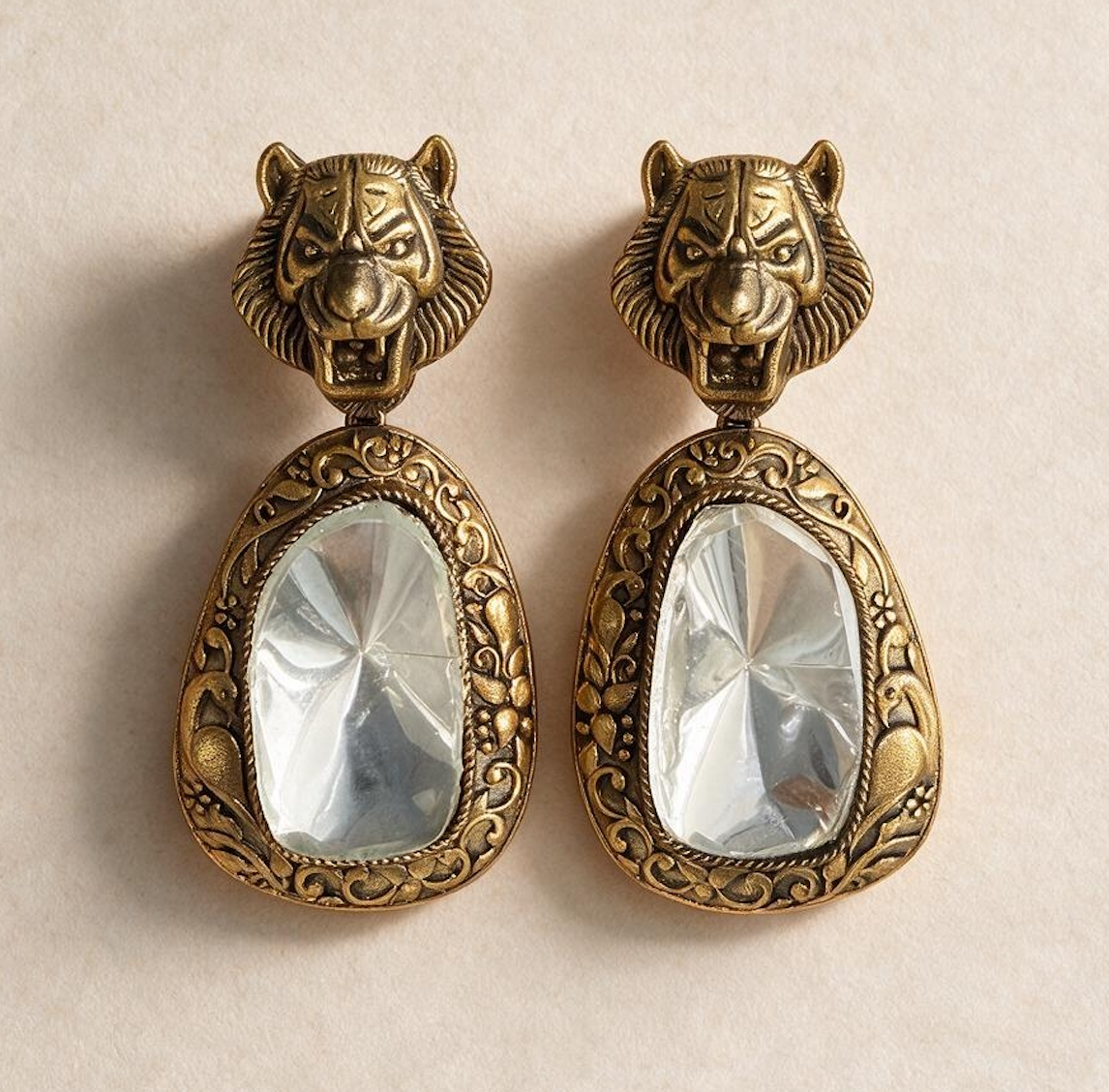 Sabya Inspired Gold Earrings