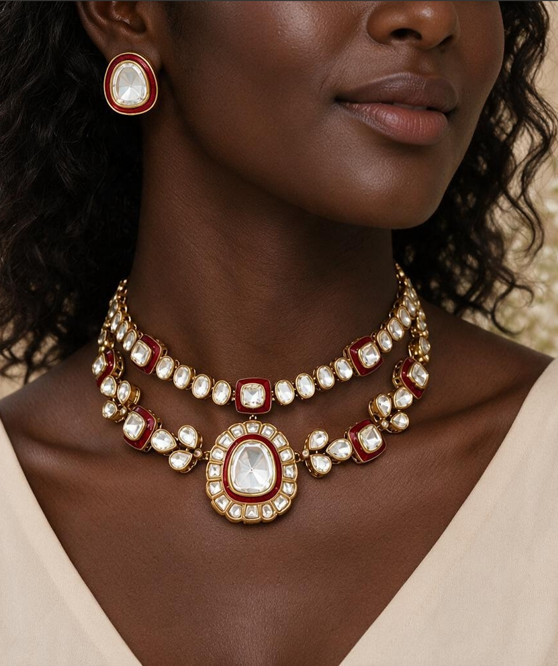 Chandini Layer Choker Set