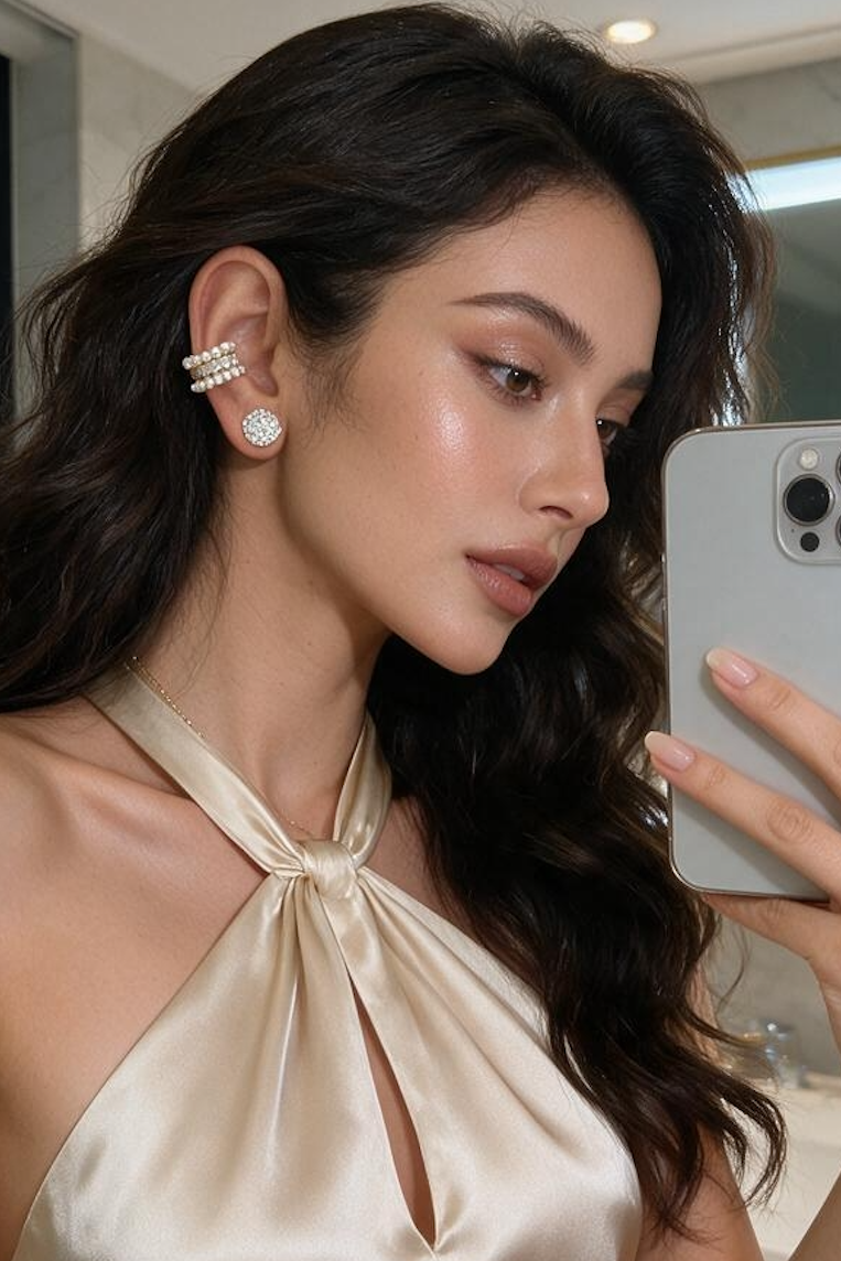 Pearly Ear Cuff