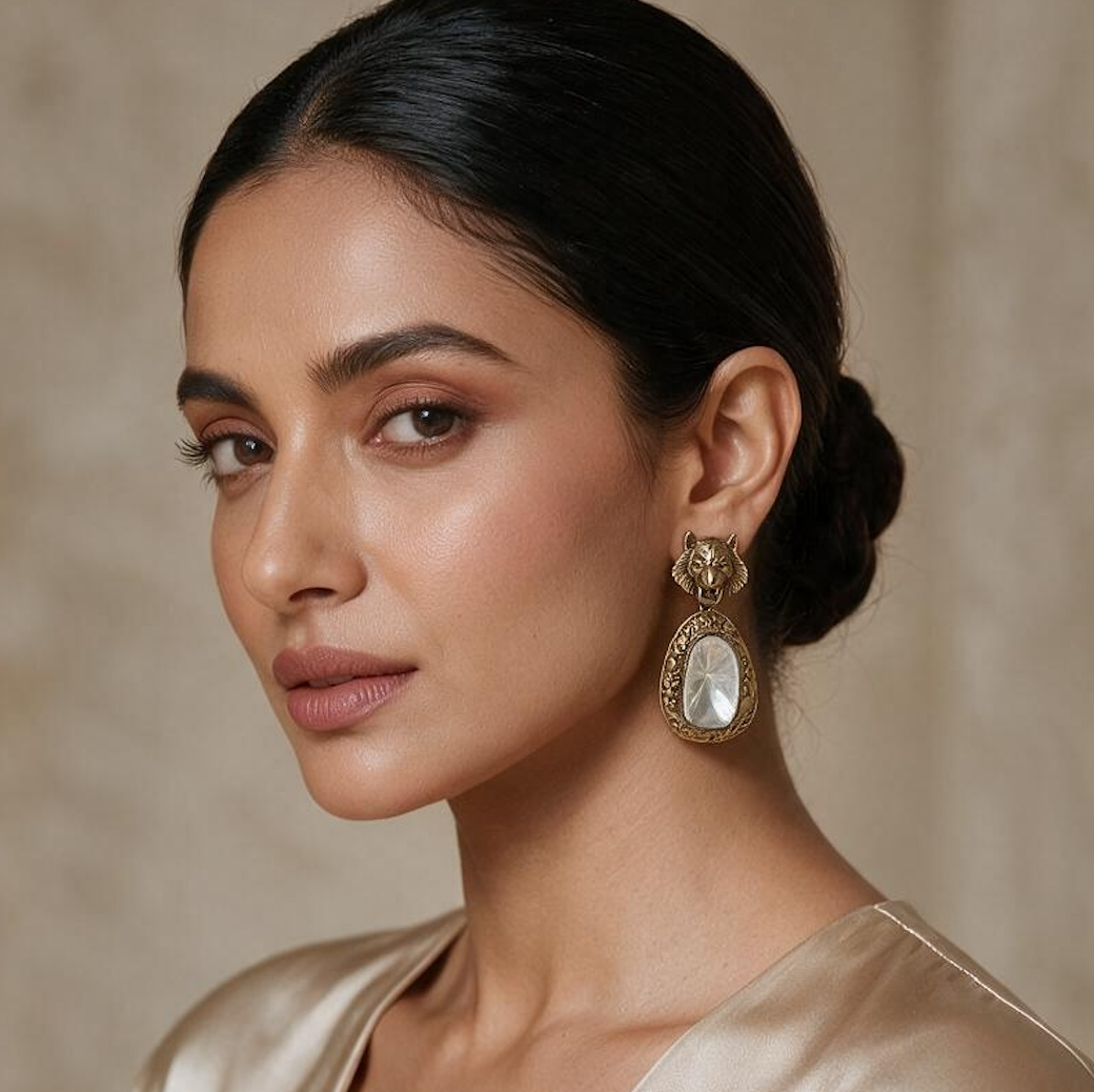 Sabya Inspired Gold Earrings