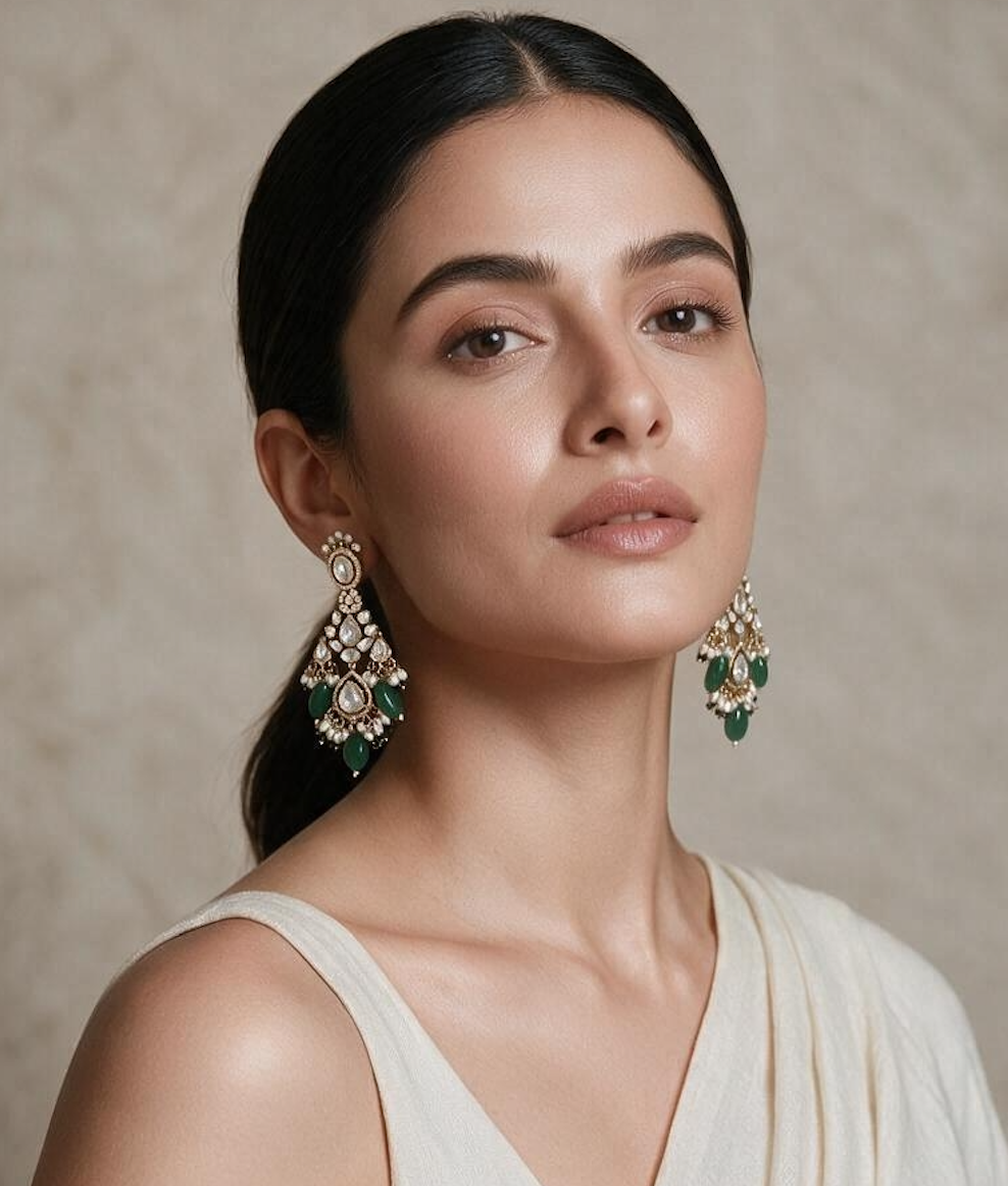 Shara Green Dangle Earring